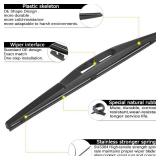 3 Wipers Replacement for Honda HRV HR-V Windshield Wiper Blades with Rear 2016-2020 2021 2022 26+18+10inch