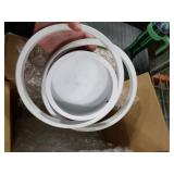 CANEOE Modern Led Ceiling Lights, Small Led Close to Ceiling Light Fixture,32W Round LED Ceiling Lamp for Bedroom Hallway Aisle Corridor Light Lighting (Cool White,6000K)