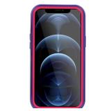 AICase Compatible with iPhone 12/Compatible with iPhone 12 Pro Case (2020) 6.1-Inch, Drop Protection Rugged Heavy Duty Case, Shockproof/Drop/Dust Proof 3-Layer Protective Tough Durable Cover_Purple