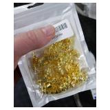 Ouligay 100 Pcs Gold Hair Jewelry for Braids Accessories,Metal Hair Rings MultiStyle,Adjustable Hair Gold Cuffs,Loc Charms for Women Girl Dreadlocks Accessories Cool Hairstyle