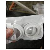 JNXQWE E26 E27 Lamp Shade Collar Rings, Lock Socket Adapter with 1.57 Inch Inner Diameter, Retainer Rings for Light Fixture (4, White)