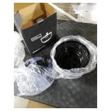 SveBake Stainless Steel Salad Spinner, 4.8 Qt Vegetable Washer, BPA-Free Lettuce Dryer with Crank Design, Dishwasher Safe, Non-Slip Base - Transparent Lid