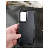 Jeylly for Samsung Galaxy A23 4G/5G Case and [2 Pack] Tempered Glass Screen Protector, Slim Thin Hybrid Dual Layer Hard PC Soft TPU Shockproof Protective Cover for Galaxy A23, Black