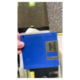 Tandy and TDK 3.5\" Floppy Disk Collection with Storage Case