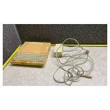 Apple IIc External Keyboard and Power Cord