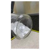 Regular Clear Glass Mason Jars and Tray