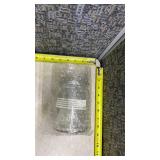 Regular Clear Glass Mason Jars and Tray