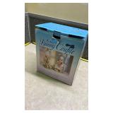 Easter Bunny Couple Decorative Figurine Set and Box