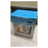 Easter Bunny Couple Decorative Figurine Set and Box
