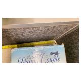 Easter Bunny Couple Decorative Figurine Set and Box