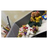 Mixed Lot of Plush Bears with Fireman Bear