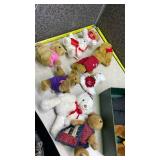 Mixed Lot of Plush Bears with Fireman Bear