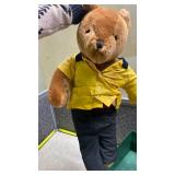 Mixed Lot of Plush Bears with Fireman Bear