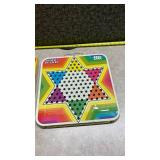 Pressman Chinese Checkers and Regular Checkers Board Game(all there)