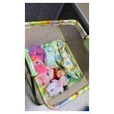 1984 Cabbage Patch Kids Carrier and Dolls