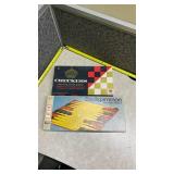 Milton Bradley Board Games Collection - Checkers and Backgammon Set