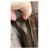 Brighton Leather Handbag with Croc Trim