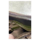 Brighton Leather Handbag with Croc Trim