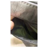 Nicole Black Leather Shoulder Bag