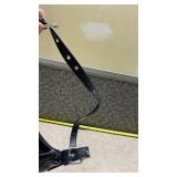 Nicole Black Leather Shoulder Bag