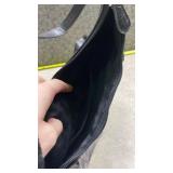 Nicole Black Leather Shoulder Bag