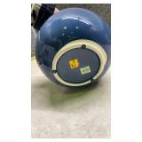 Blue Ceramic Globe Vase