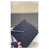 Traditional Graduation Cap with Light Blue Tassel