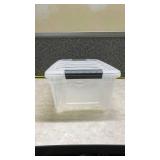 IRIS Clear Storage Container with Latching Lid