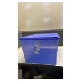 Blue Sterilite Storage Container(has little cracks)