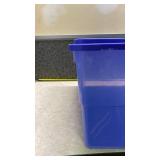 Blue Sterilite Storage Container(has little cracks)