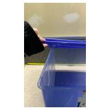 Blue Sterilite Storage Container(has little cracks)