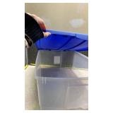 Rubbermaid Clear Storage Container with Blue Lid - 59qt