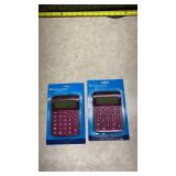 2 Pink 12-Digit Desktop Calculator