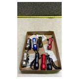 LED Mini Flashlight Set with Lanyards (untested)
