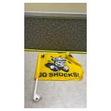 Wichita State Shockers Car Flag and License Plate Set