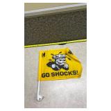 Wichita State Shockers Car Flag and License Plate Set
