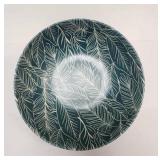 Decorative Tropical Leaf Pattern Bowl - Retail: $15