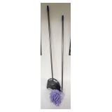 DG Extra-Wide Angle Broom with Deluxe Microfiber Mop Combo  - Retail: $12
