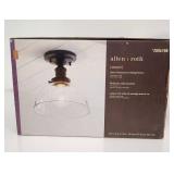 Allen + Roth Hensley Semi-Flush Mount Light - Retail: $65