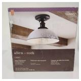 Allen + Roth Leigh Semi-Flush Mount Ceiling Light - Retail: $59