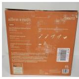 Allen + Roth Leigh Semi-Flush Mount Ceiling Light - Retail: $59