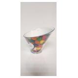 Baked with Love Clear Curved Candy Bowl - Retail: $10