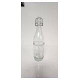 Decorative Glass Swing Top Bottle (Clear) - Retail: $10