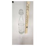 Decorative Glass Swing Top Bottle (Clear) - Retail: $10