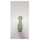 Decorative Glass Swing Top Bottle (Green) - Retail: $10