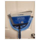 Angle Broom With Dustpan 13\" Sweeping Range  - Retail: $15