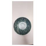 Tropical Leaf Pattern Decorative Bowl - Retail: $15