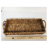 Woven Seagrass Storage Basket with Handles Small Basket 20-INCH  - Retail: $12