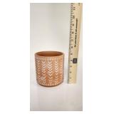 Southwestern Style Terracotta Planter Read Description  - Retail: $15