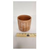 Southwestern Style Terracotta Planter Read Description  - Retail: $15